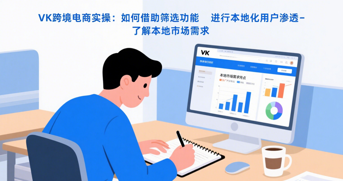 VK跨境电商实操：如何借助筛选功能进行本地化用户渗透？