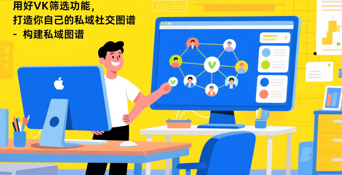 用好VK筛选功能，打造你自己的私域社交图谱