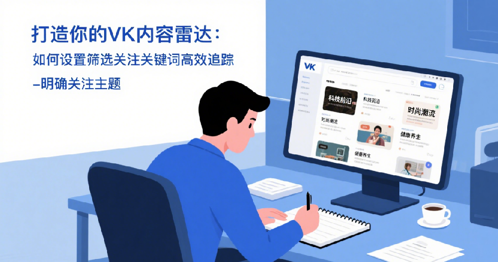 打造你的VK内容雷达：如何设置筛选关注关键词高效追踪？