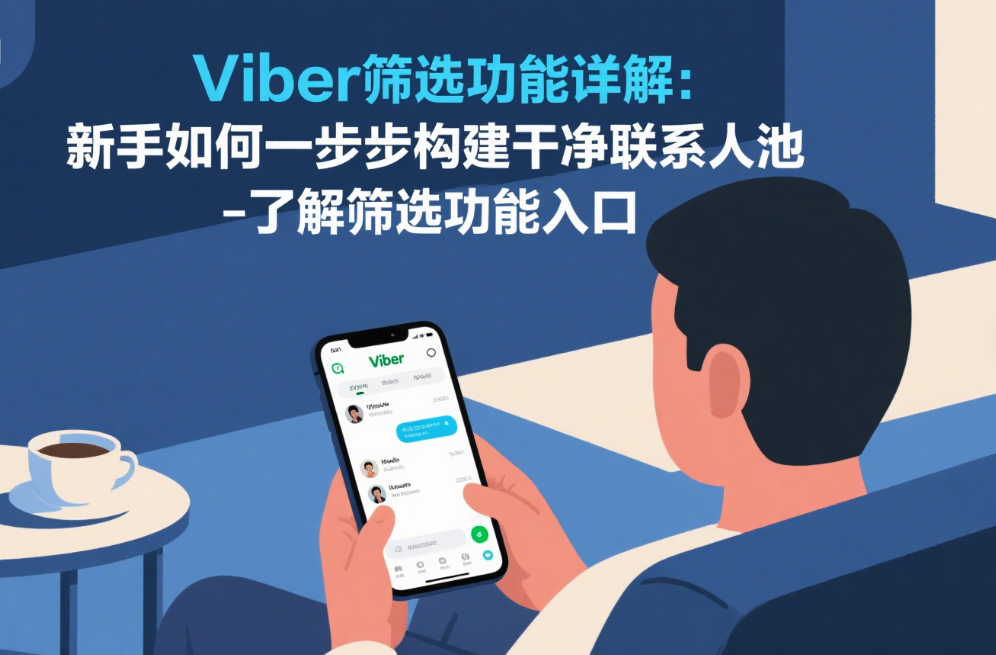 Viber筛选功能详解：新手如何一步步构建干净联系人池？