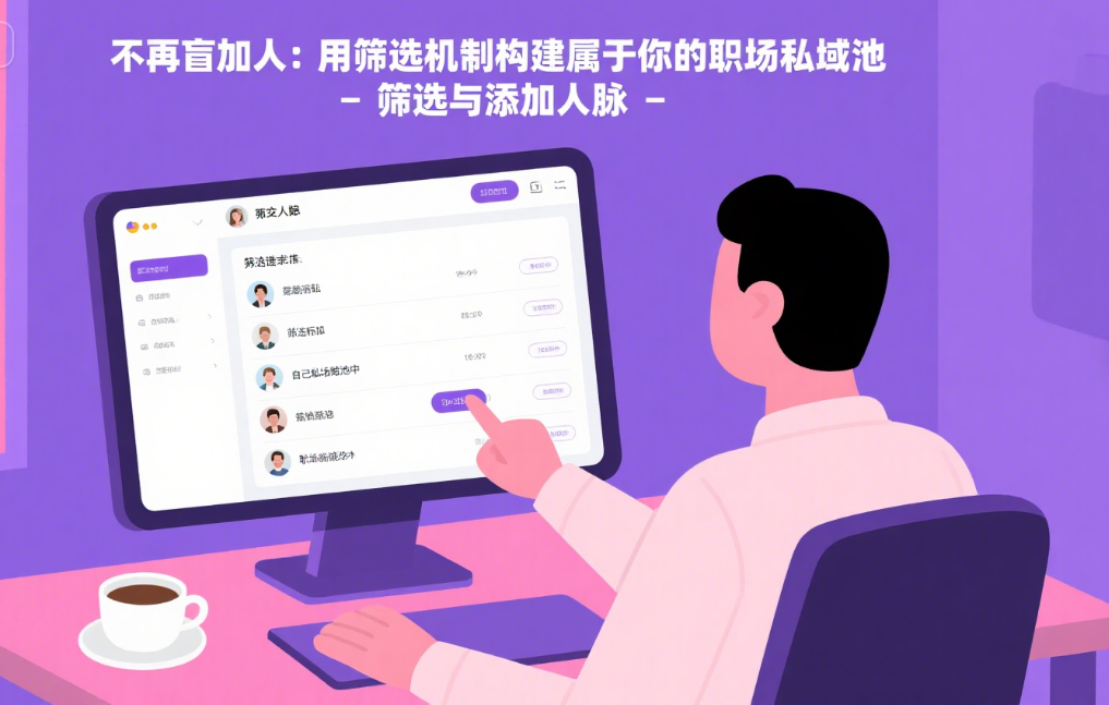 不再盲加人：用筛选机制构建属于你的职场私域池