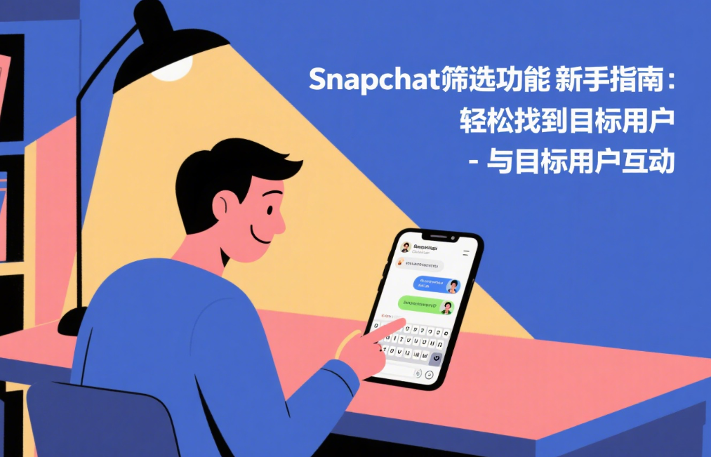 Snapchat筛选功能新手指南：轻松找到目标用户