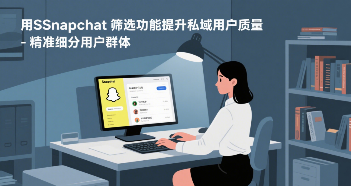 用Snapchat筛选功能提升私域用户质量