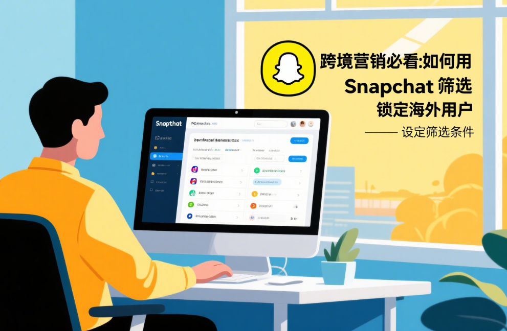 跨境营销必看：如何用Snapchat筛选锁定海外用户？