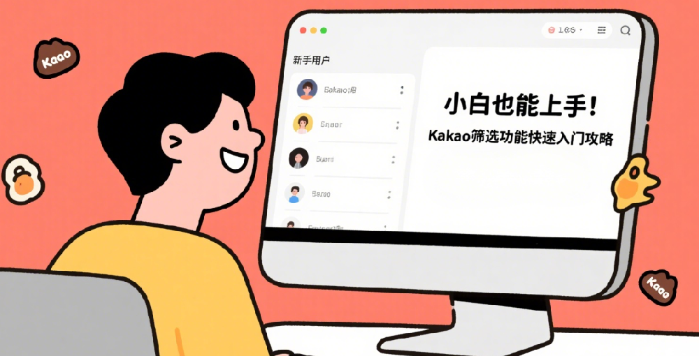 小白也能上手！Kakao筛选功能快速入门攻略