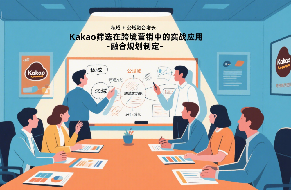 私域+公域融合增长：Kakao筛选在跨境营销中的实战应用