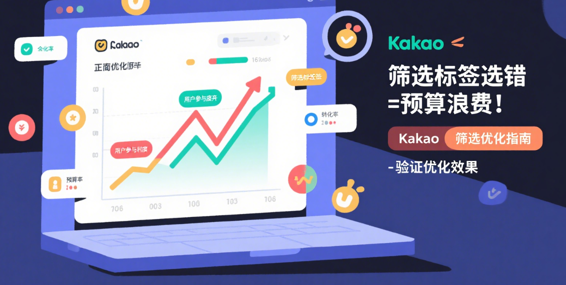 筛选标签选错=预算浪费！Kakao筛选优化指南