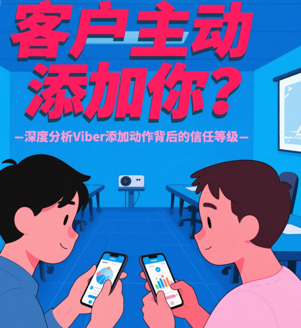 客户主动添加你？深度分析Viber添加动作背后的信任等级