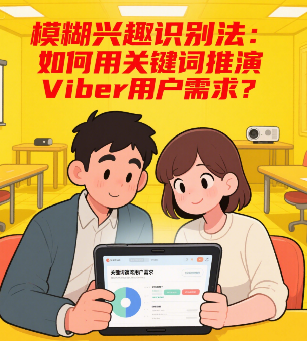 模糊兴趣识别法：如何用关键词推演Viber用户需求？