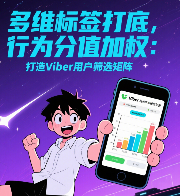 多维标签打底，行为分值加权：打造Viber用户筛选矩阵
