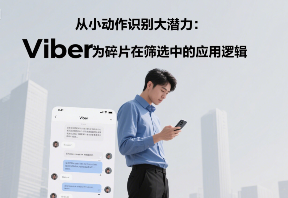 从小动作识别大潜力：Viber行为碎片在筛选中的应用逻辑