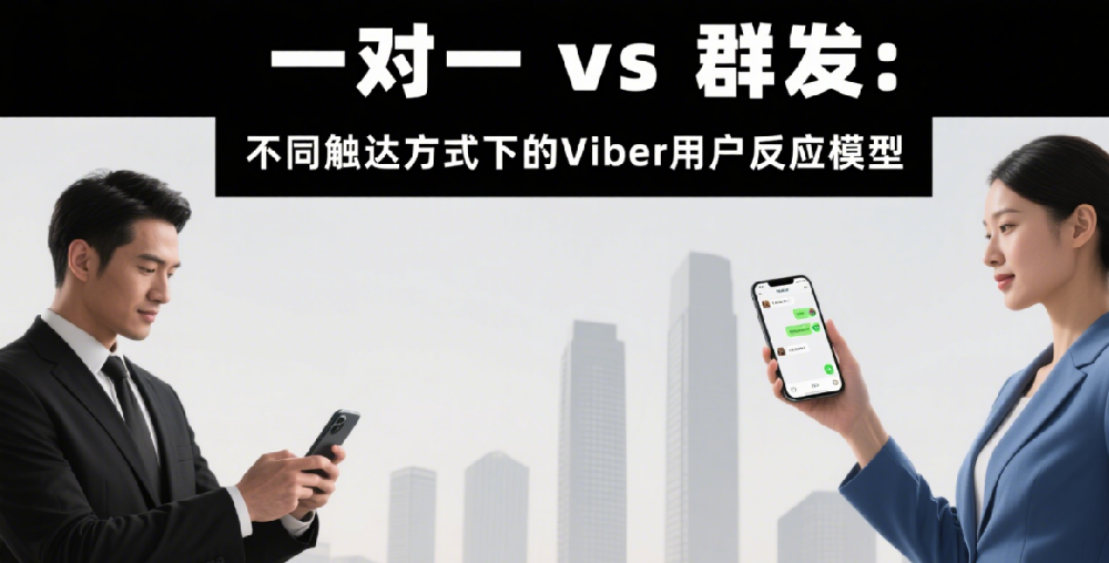 一对一 vs 群发：不同触达方式下的Viber用户反应模型